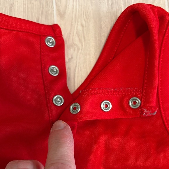 New England Patriots Kids Cheerleader Dress - Red and Blue Size 18 Months - Picture 4 of 7